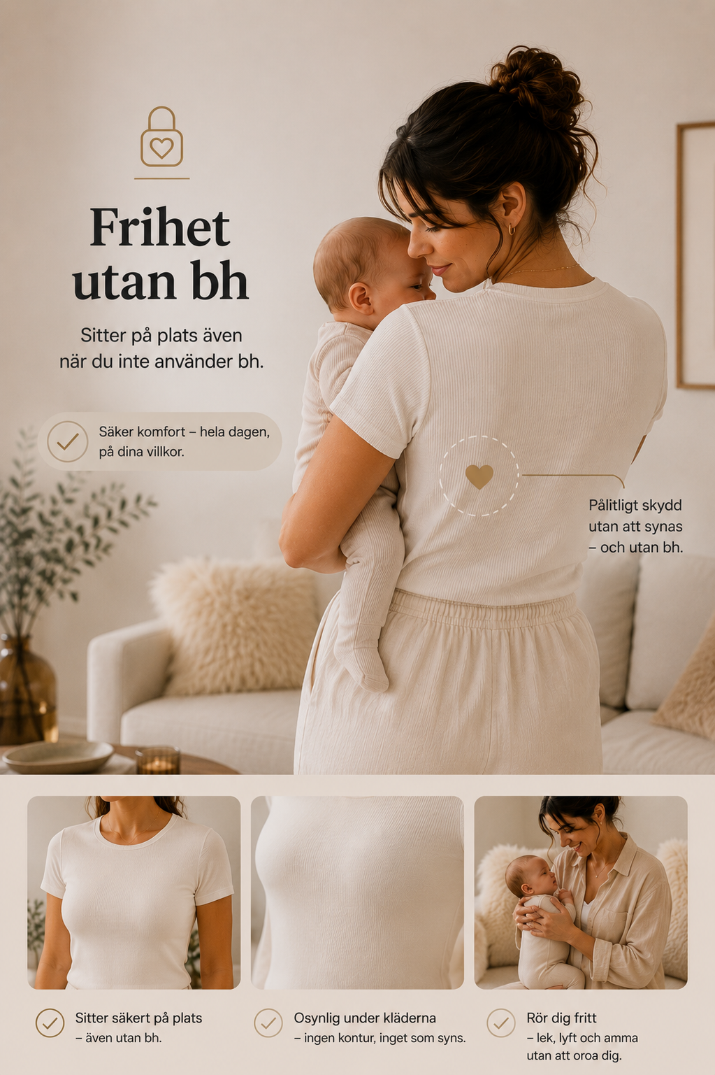 Amningskupor Braless